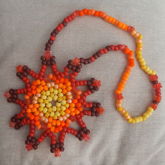 Warm-Toned Ten Point Star Necklace