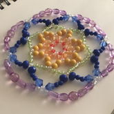Mixed Bead Rainbow Mandala