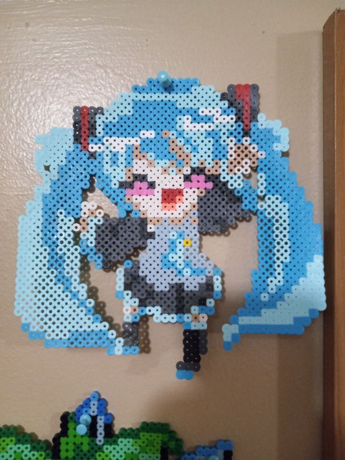 Hatsune Miku Perler Perler Bead Pattern By Toasted Kandi Photos On 