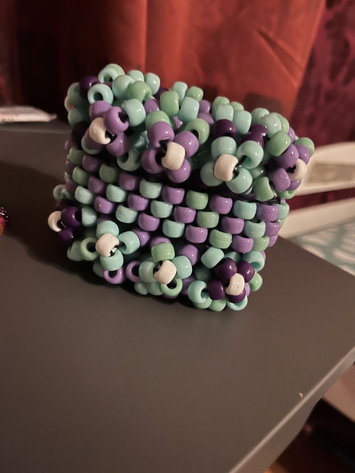 cuff i made 4 my irl with his beads!11 by sour_skittlezzz - Kandi ...