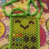 Green Gameboy Robot Bag