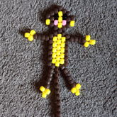 Finished Monkey Charm