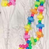 Foam Beads Star Necklace