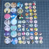 Buttons/badges/pins 2 (vocal Synths + Pokemon)