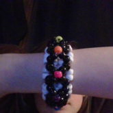 First 3d Cuff! Rainbow+black And White