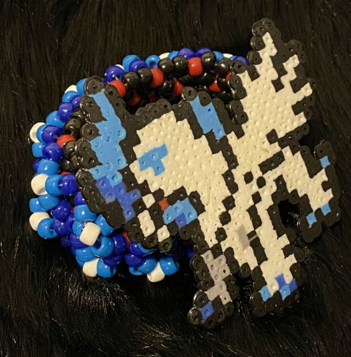 Mega Absol 3d Cuff by KandiKat7 - Kandi Photos on Kandi Patterns