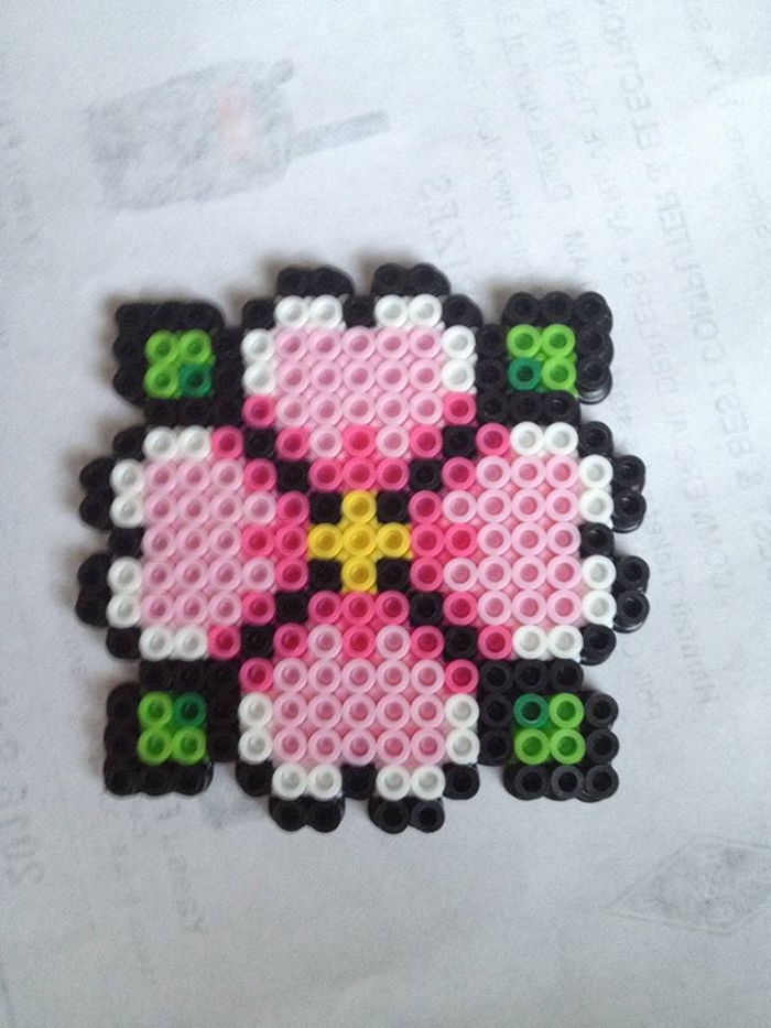 Lotus Flower Perler By Ladyraveicorn - Kandi Photos On Kandi Patterns