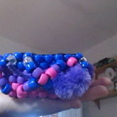 Bisexual Kandi Cuff With Worm 