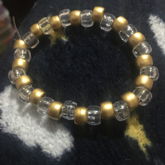 Clear & Gold Beads