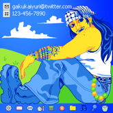 My Senior Show Card (back)