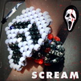 Ghostface (Scream) UFO Cuff With Peyote Charm!