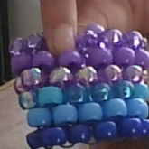 Cute Blue Purple Cuff 