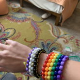 Super Cool Pride Even Peyote Stitch Cuffs
