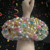 Flower Garden Slinky Cuff
