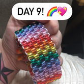 Translucent Rainbow Stripe Cuff