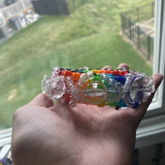 Clear And Rainbow 3d Cuff