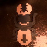 Stag Beetle Perler Bead