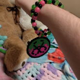 Toxic Green And Pink Double
