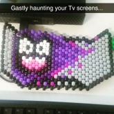 Ghastly Haunting Tv Screen Mask 