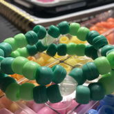 Green + Hearts Bracelet