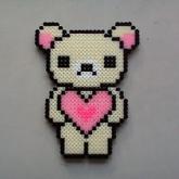 Tan Bear W/ Heart