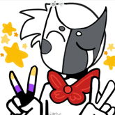 Random Drawing Of A Person Wearing An  RND Mask 
