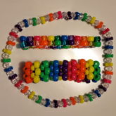 Rainbow Cuff And Necklace