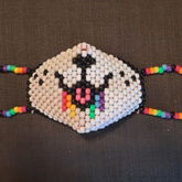 White & Rainbow Animal Mask