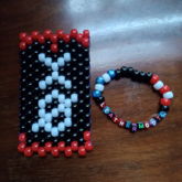 Xo/leathermouth Bracelet And Mini Panel