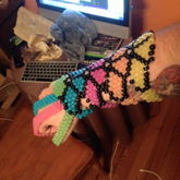 Rainbow Pattern Cuff/glove 
