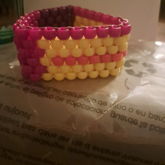 ***htshade And Dish Sponge With Organ(ic) Filling Cake Slice Even Peyote Stitch Cuff