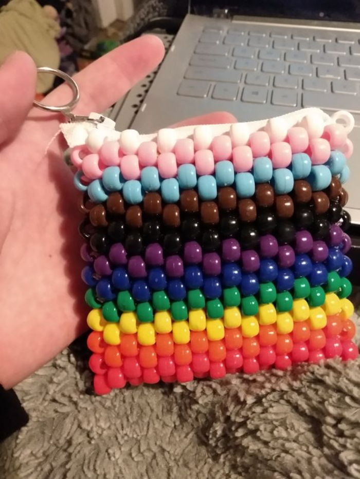 Inclusive pride flag kandi coin purse by Edmund_crow - Kandi Photos on ...