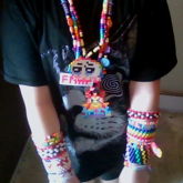 Me In All My Kandi Lolz :3