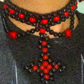 Kandi Necklace With Cross