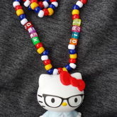Geek Girl Hello Kitty Necklace