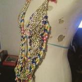 Silver, Gold, And Rainbow Color Metallic Kandi Top