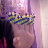 Blue And Yellow Cuff
