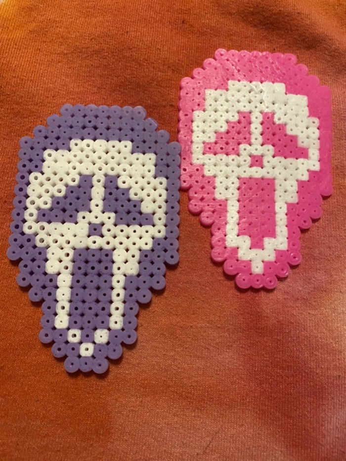 Ghostface perlers by NotTheRealKizzy - Kandi Photos on Kandi Patterns