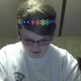 Neon Rainbow Daisy Headband