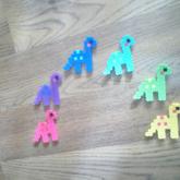 Tiny Rainbow Dinosaurs!!