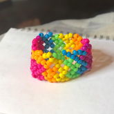Figure 8 Woven Rainbow Cuff