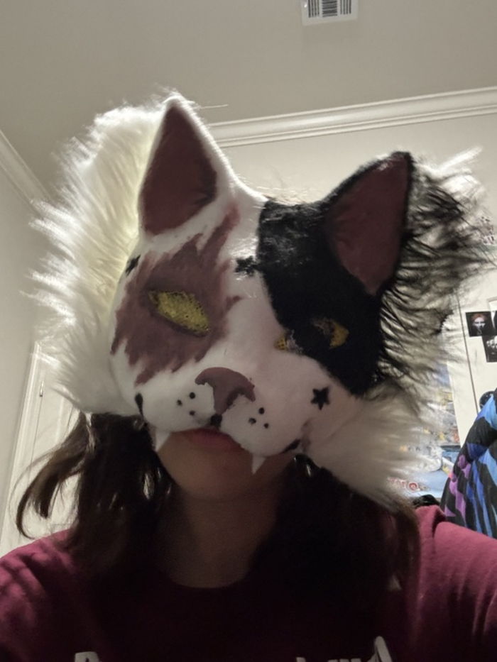 Therian cat mask by lanbug09 - Kandi Photos on Kandi Patterns