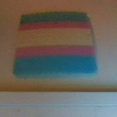 Mini Trans Flag (Perler Bead Pride Flag)