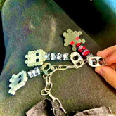 Cryptid Perler Chain Charms