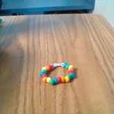 Rainbow Bracelet Words: PLUR