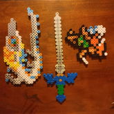 Some Zelda Themed Perlers :3