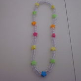 Clear With Rainbow Stars Necklace