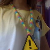 FIRST PERLER NECKLACE !