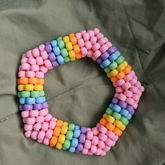 Rainbow Hexagon Shaped Cuff