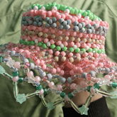 Kandi Bucket Hat (pink N Green) 2 